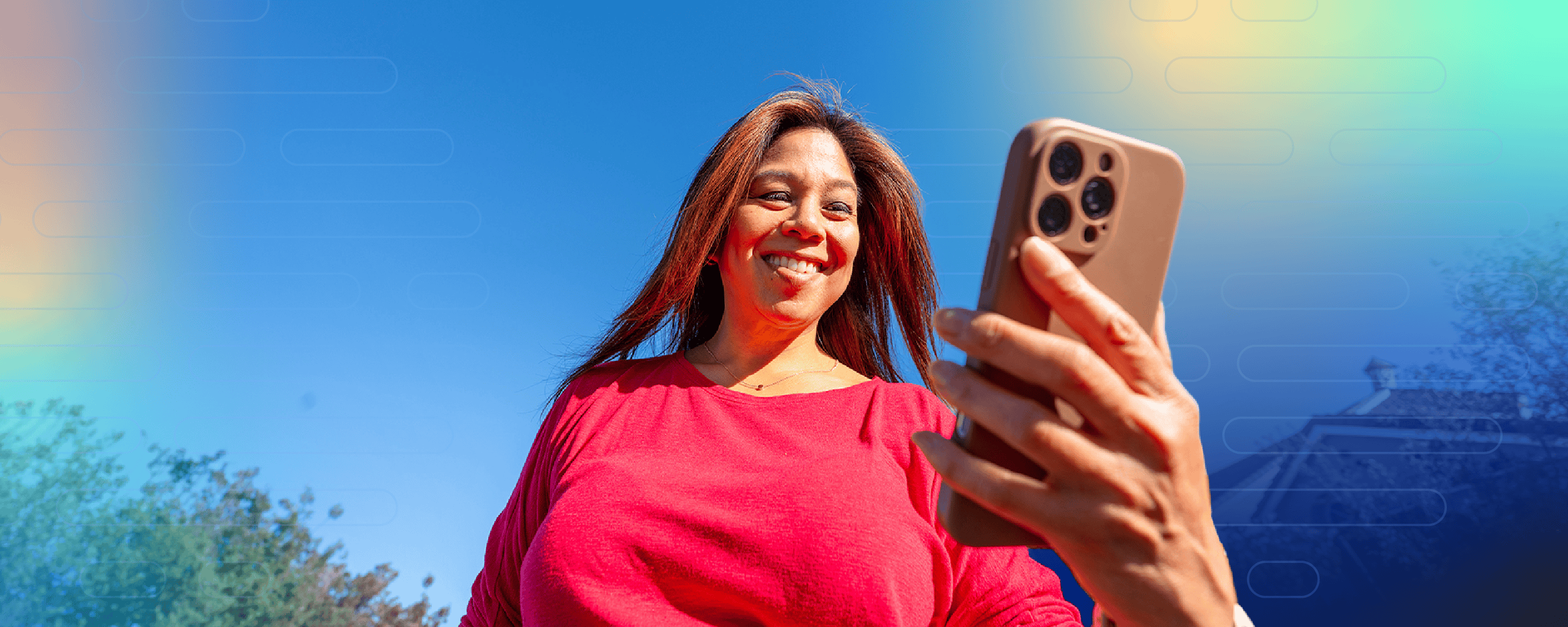 Woman on phone