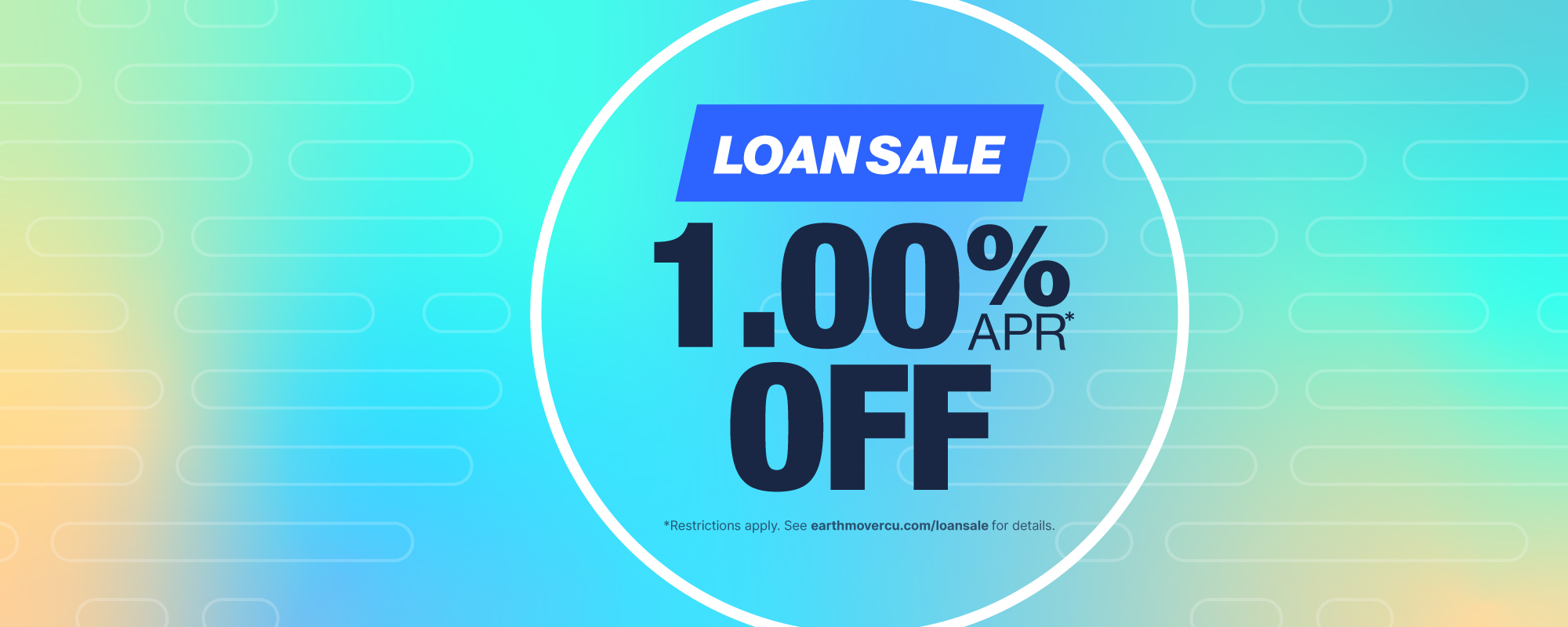 Loan Sale 1.00% APR off